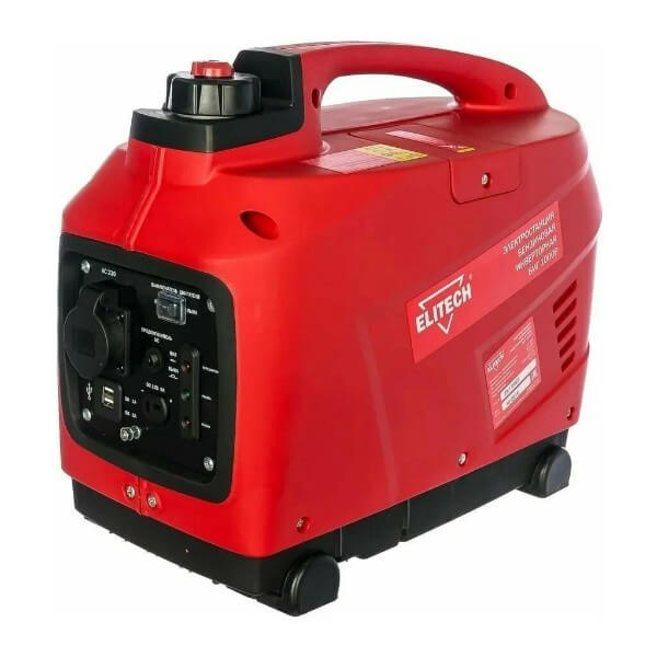 Бензиновый генератор ELITECH БИГ 1000Р, (1000 Вт)