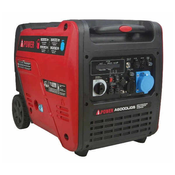 Инверторный гибридный генератор (газ и бензин) A-iPower A6000LiGS
