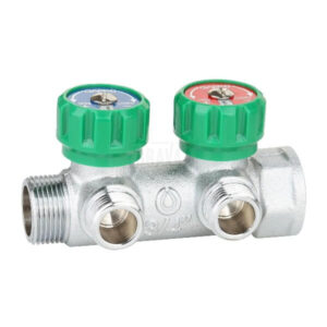 Коллектор регулирующий ВР-НР Gappo G1001.02 3/4"x1/2"х2 вых