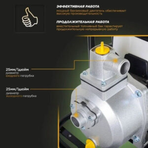 Мотопомпа HUTER MP-25