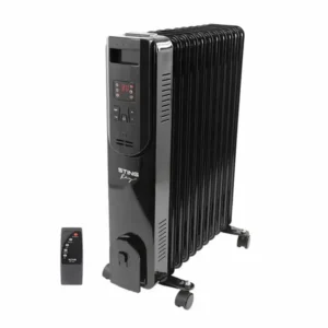 Масляный обогреватель STINGRAY ST-OH1001B, 3 кВт, дисплей, пульт, 11 секций