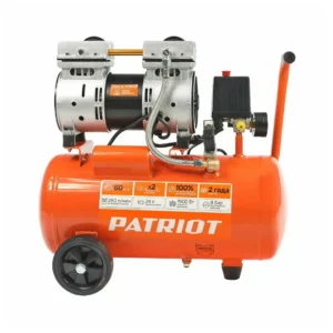 Компрессор поршневой Patriot WO 24-260S, безмасляный, 1500Вт, оранжевый