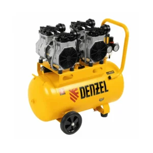 Компрессор безмасляный, малошумный DLS 2200/50, 2200 Вт, 2x1100, 50 л, 380 л/мин, Denzel 58031