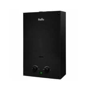Газовая колонка Ballu GWH 10 Fiery Glass Carbon, 20кВт, 10л/мин, черный