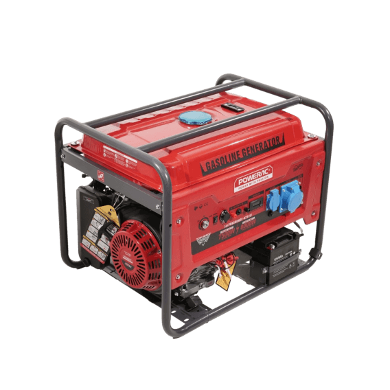Генератор бензиновый электрический Powerac PR8500H2E-ATS (8кВт, 220В, 16л. с, АВТОЗАПУСК)