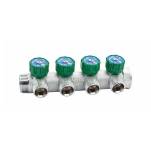 Коллектор регулирующий FAR Multifar 3/4" с 4 отводами 1/2" (FK 3824 3412UN)
