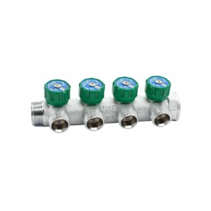 Коллектор регулирующий FAR Multifar 1" с 4 отводами 1/2" (FK 3824 112UN)