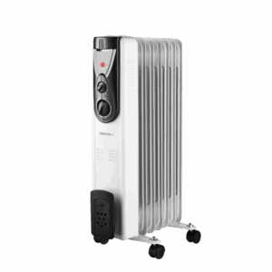 Масляный обогреватель CENTEK CT-6200: 7 секций, 15 м2, терморегулятор, защита от перегрева, белый