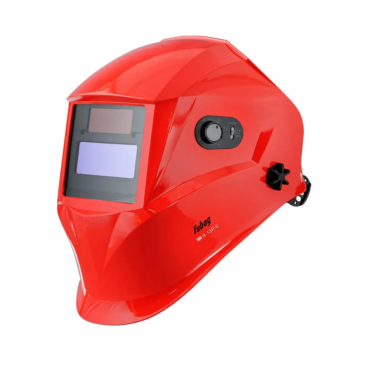 Сварочная маска FUBAG IR 9-13 R S, хамелеон, красная, Optima 9-13