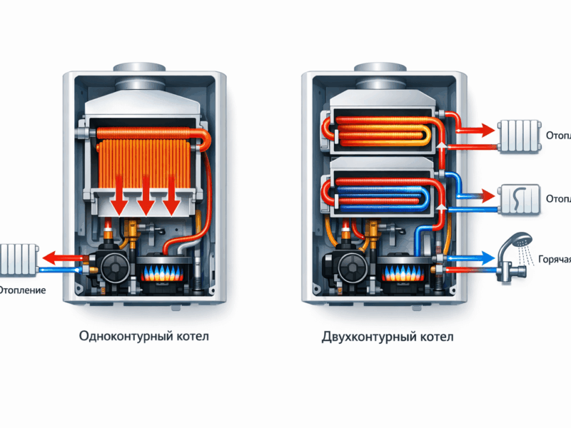 Одноконтурный или двухконтурный котел: что выбрать?