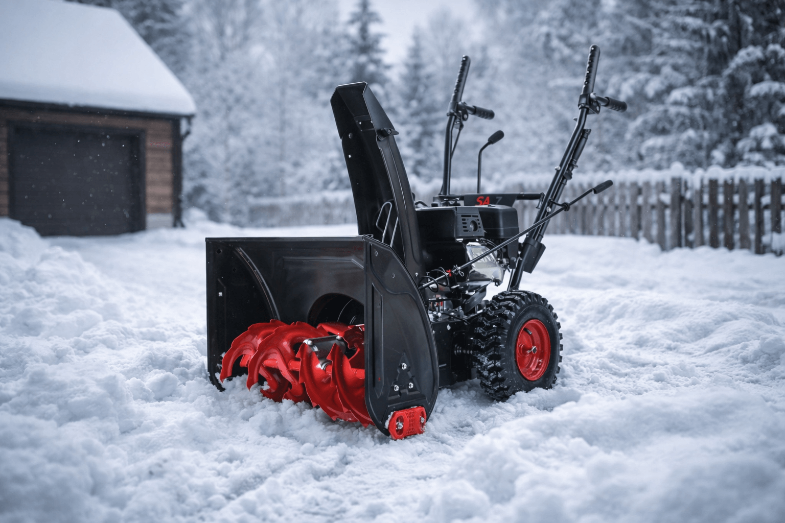 Снегоуборщик MAXCUT SA7 — автономная мощность для эффективной очистки снега
