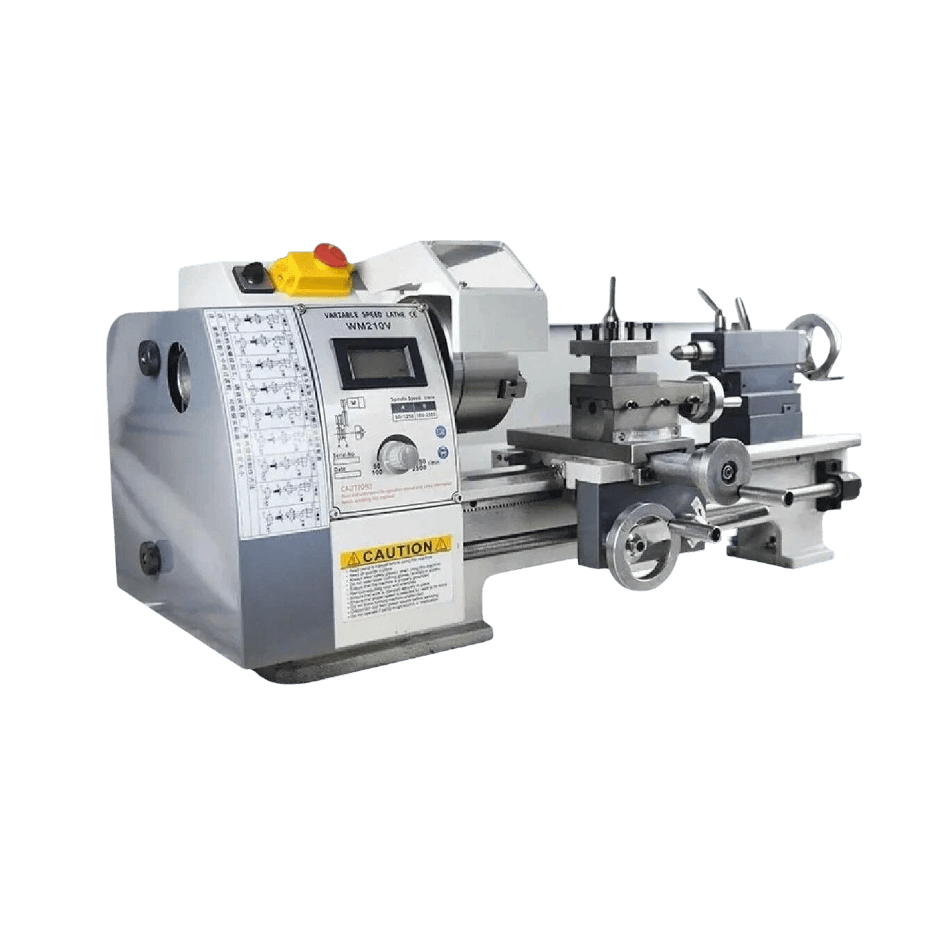 Универсальный Токарный станок WM210V400, Настольный Многофункциональный высокоточный мини станок для сверлильных и торцевых работ для дома, гаража и мастерской