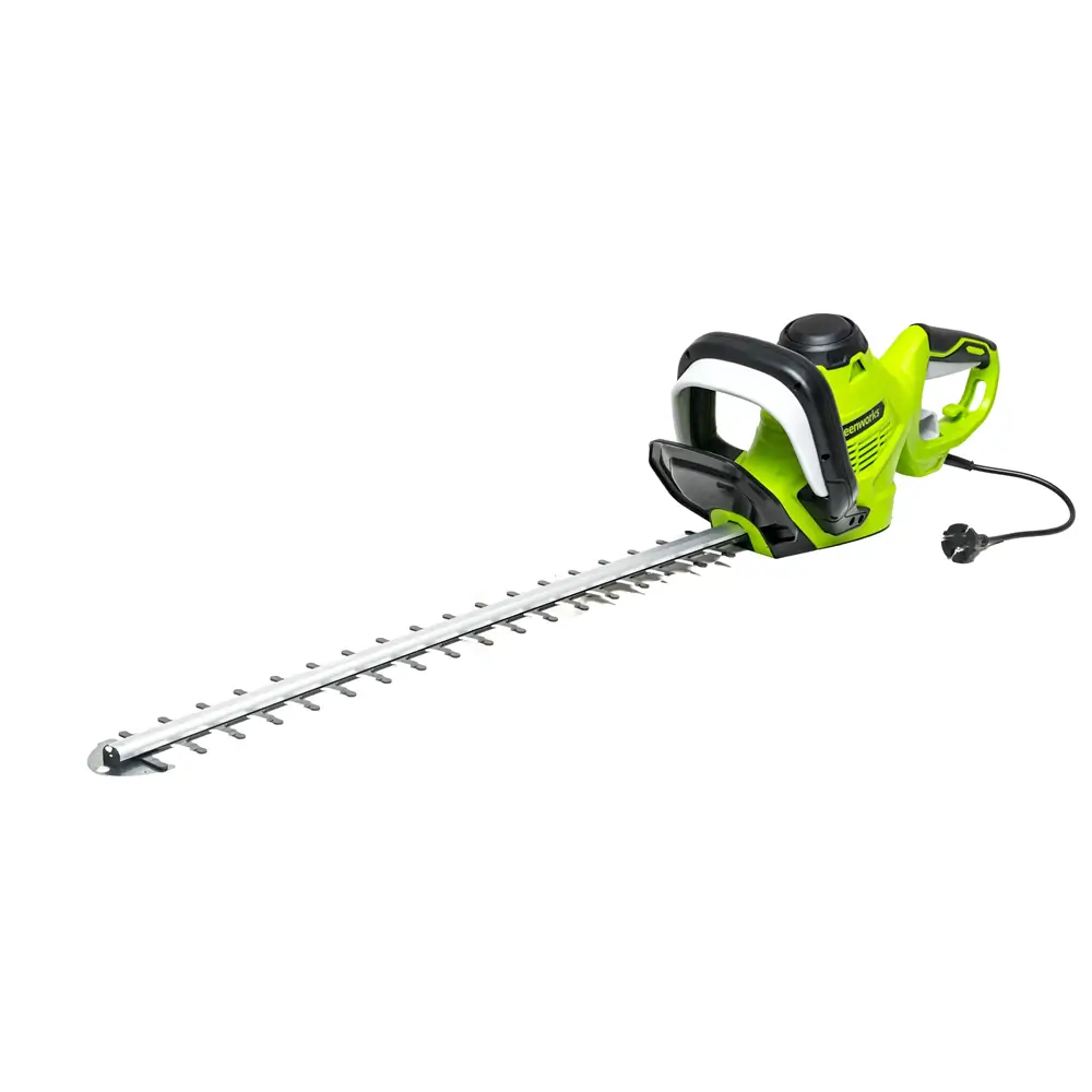 Кусторез электрический Greenworks 2201407 Deluxe, 700 Вт, 68 см