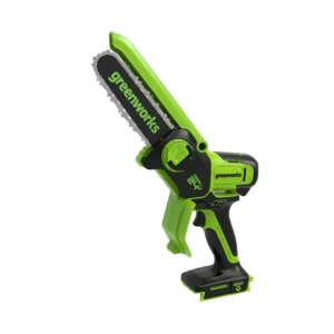 Цепная мини пила аккумуляторная Greenworks 24V ,15см бесщеточная, АКБ 2Ач и ЗУ