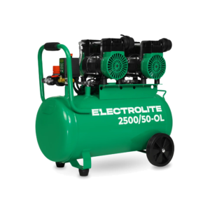 Компрессор воздушный безмасляный Electrolite 2500/50 OL ( 220В, 2600Вт, 2800 об/мин, асинхронный , 530 л/мин )
