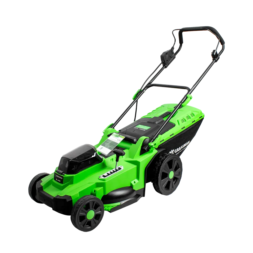 Газонокосилка аккумуляторная GRASSMAN BL-440, бесщеточная, 43 см