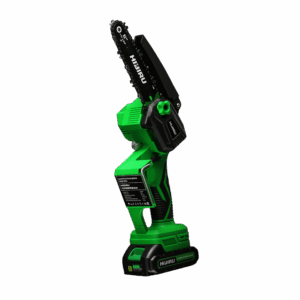 HIBIRU / Аккумуляторная цепная мини пила бесщеточная, 6 дюймов, 700 Вт / TIMBERSAW, 2 цепи 1/4"
