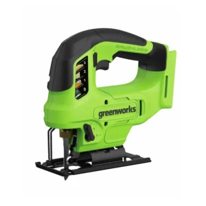 Лобзик аккумуляторный GreenWorks GD24JS90, 24В, б/щет, 90 мм, 0-3000 об/мин, 4 ст. маятник, LED, без АКБ и ЗУ 3601707
