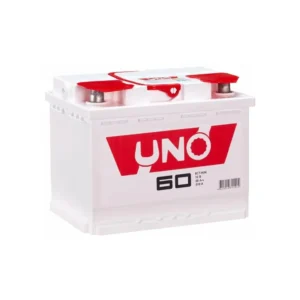 Аккумулятор UNO 560107010 кальциевый необслуживаемый с прямой полярностью, 12‑вольтный автомобильный, клеммы