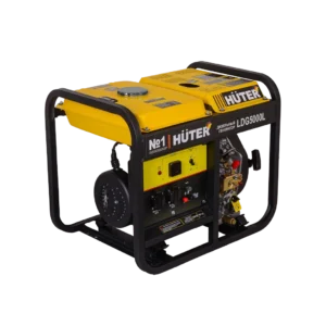 Электрогенератор дизельный 3.3 кВт Huter LDG 5000L, ручной стартер