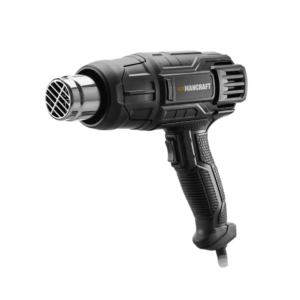 Фен строительный MANCRAFT 2400 Вт, 2 режима, 400-600C, 500 л/мин, 4 насадки, термофен для ремонта и пайки