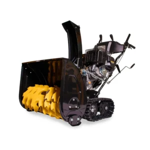 Снегоуборщик Champion STT1170E желтый/черный, мощность 11л. с, гусеничный